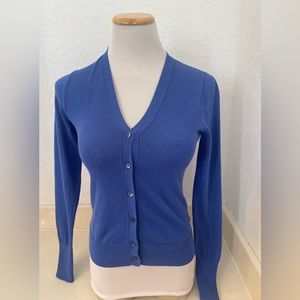 Banana Republic Button Cardigan, Blue XS